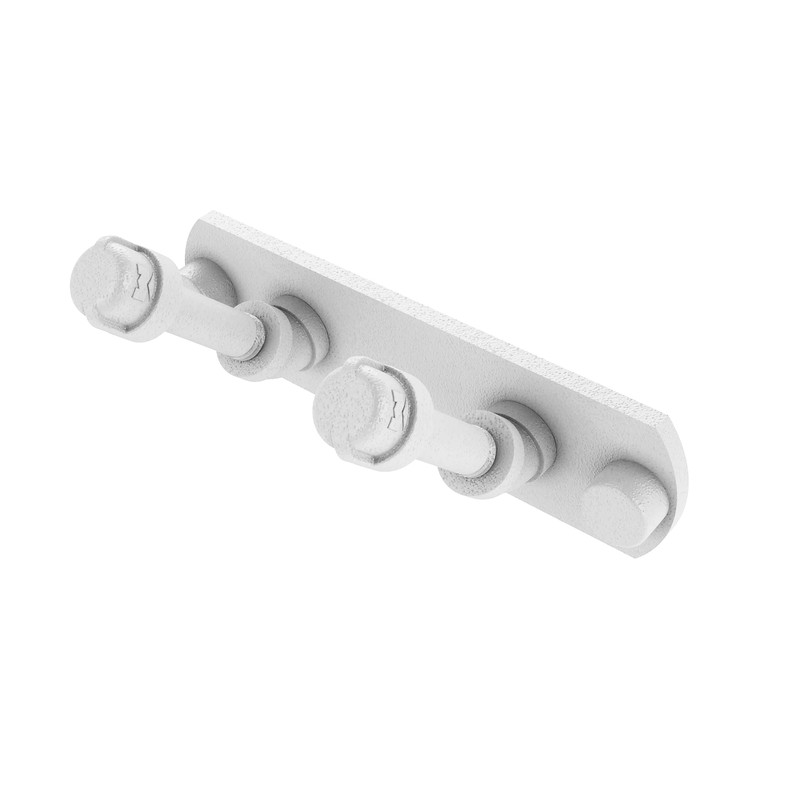 2 Position Multi Hook, Matt White Finish